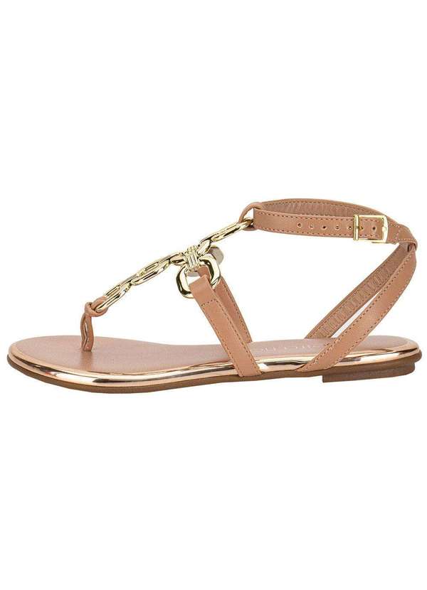 Beira Rio - Sandália Feminina Flat Beira Rio 8367668 Salmão 2