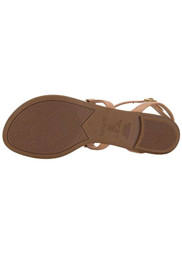 Beira Rio - Sandália Feminina Flat Beira Rio 8367668 Salmão 4
