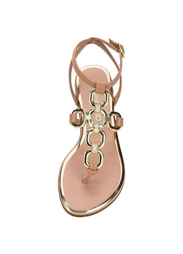 Beira Rio - Sandália Feminina Flat Beira Rio 8367668 Salmão 5