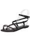 Beira Rio - Sandália Feminina Flat Beira Rio 8367875 - Café - variação: - Preto