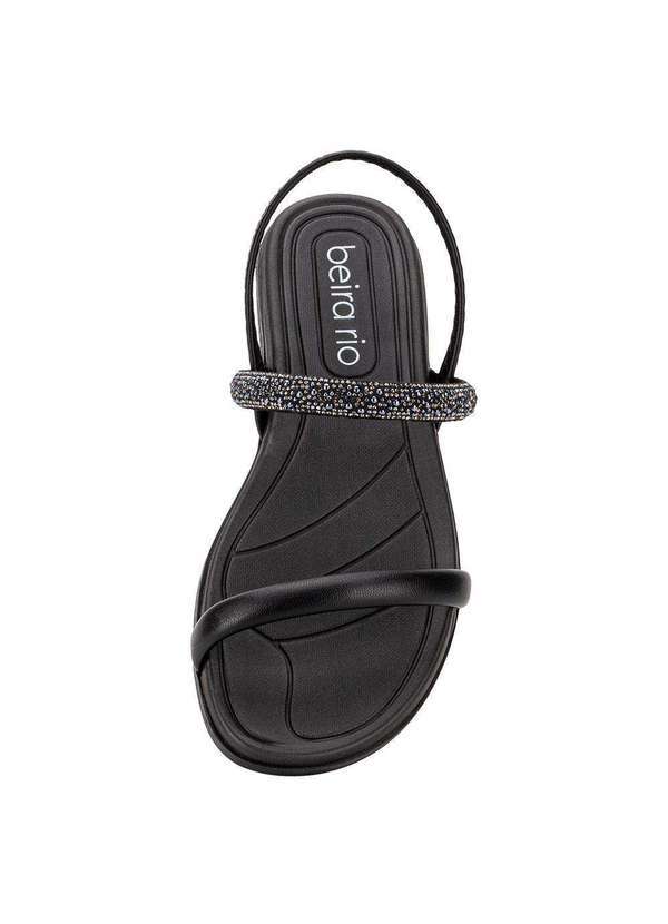 Beira Rio - Sandália Feminina Flat Beira Rio 8507103 - Preto 5