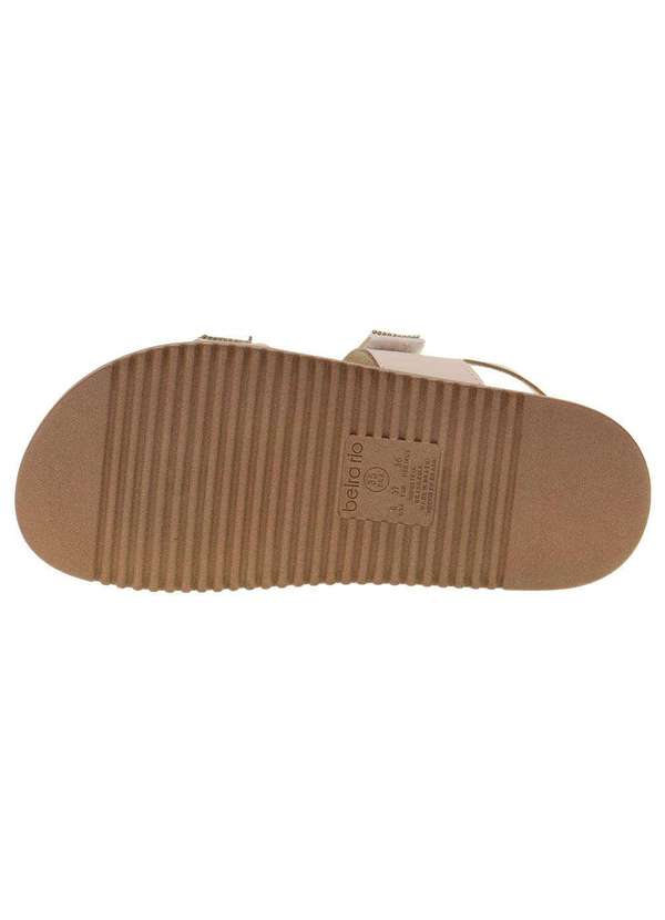 Beira Rio - Sandália Feminina Flat Beira Rio - 8513100 - Natural 4