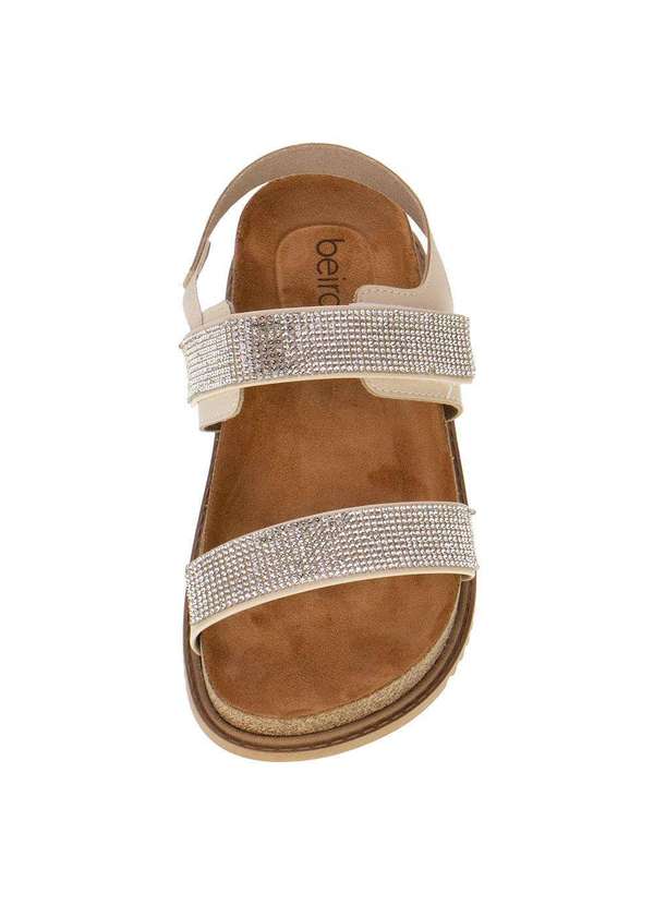 Beira Rio - Sandália Feminina Flat Beira Rio - 8513100 - Natural 5