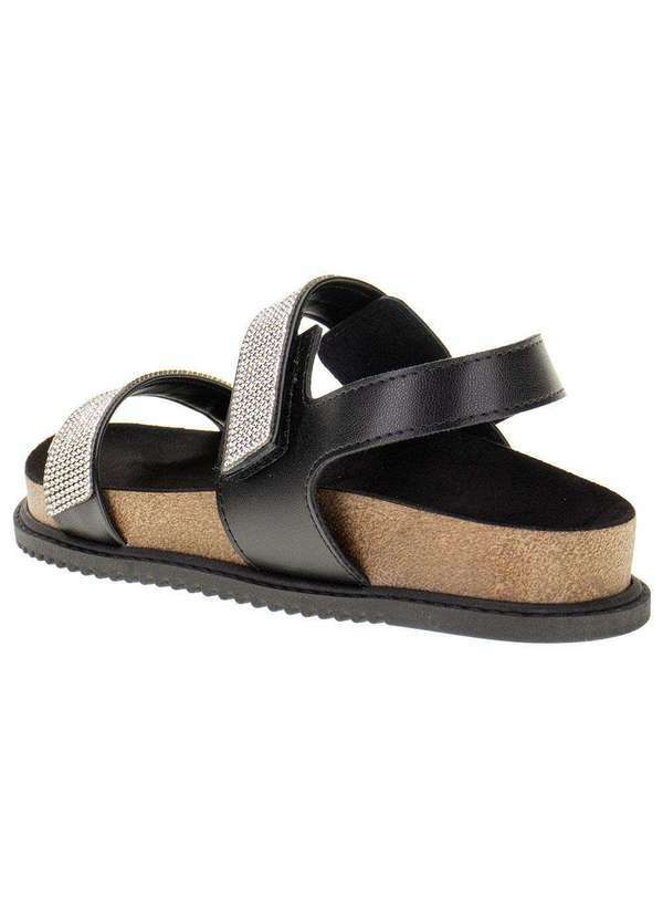 Beira Rio - Sandália Feminina Flat Beira Rio - 8513100 - Preto 3