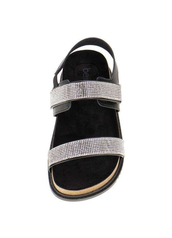 Beira Rio - Sandália Feminina Flat Beira Rio - 8513100 - Preto 5