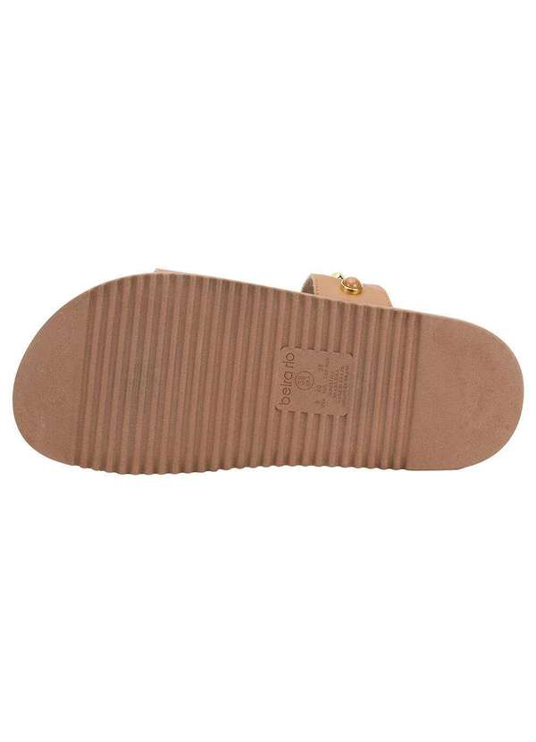 Beira Rio - Sandália Feminina Flat Beira Rio 8524114 Camel 4