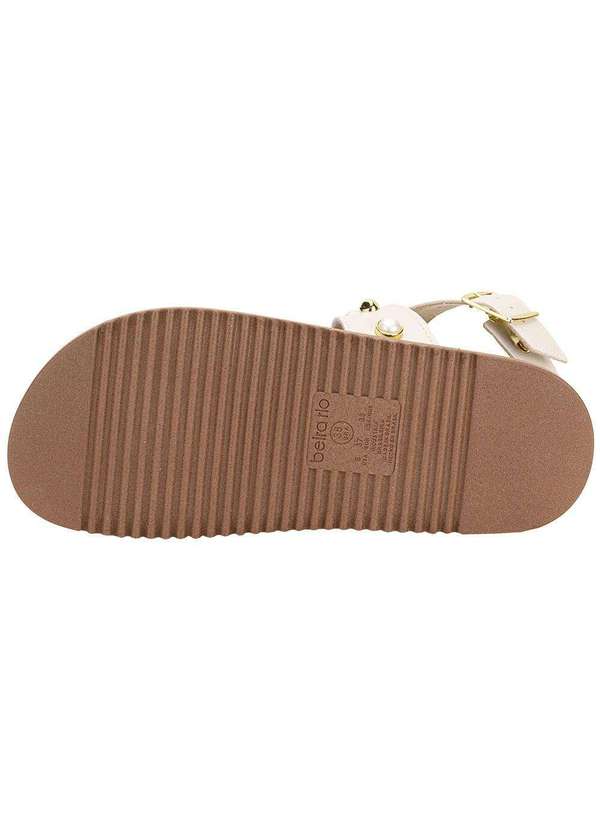 Beira Rio - Sandália Feminina Flat Beira Rio 8524114 Marfim 4