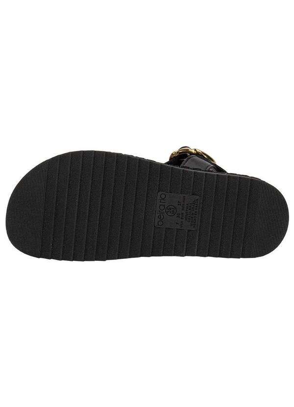 Beira Rio - Sandália Feminina Flat Beira Rio 8553101 - Preto 4
