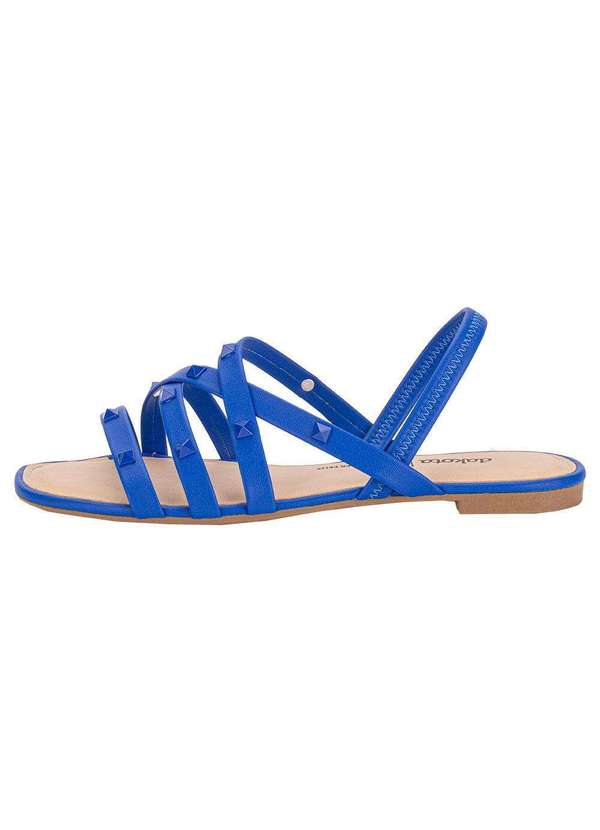 Dakota - Sandália Feminina Flat Dakota Y7452 - Azul 2