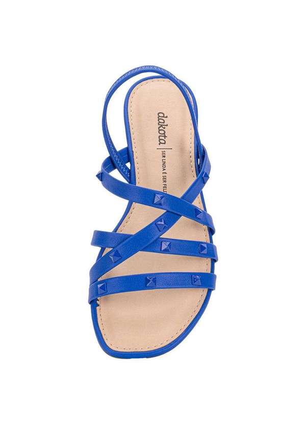 Dakota - Sandália Feminina Flat Dakota Y7452 - Azul 5