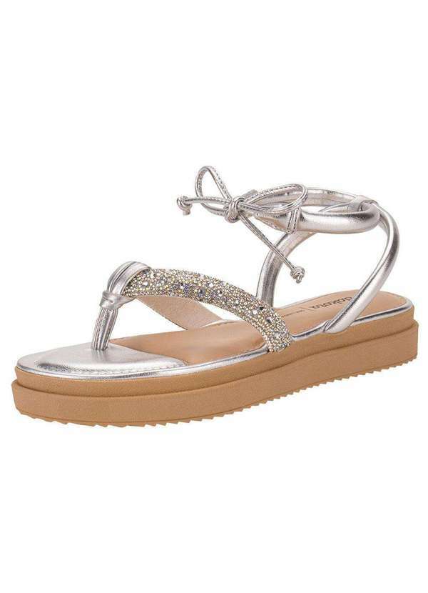 Dakota - Sandália Feminina Flat Dakota Y7632 - Prata