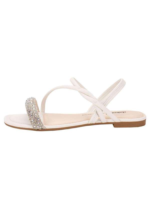 Dakota - Sandália Feminina Flat Dakota Y7713 - Branco 2