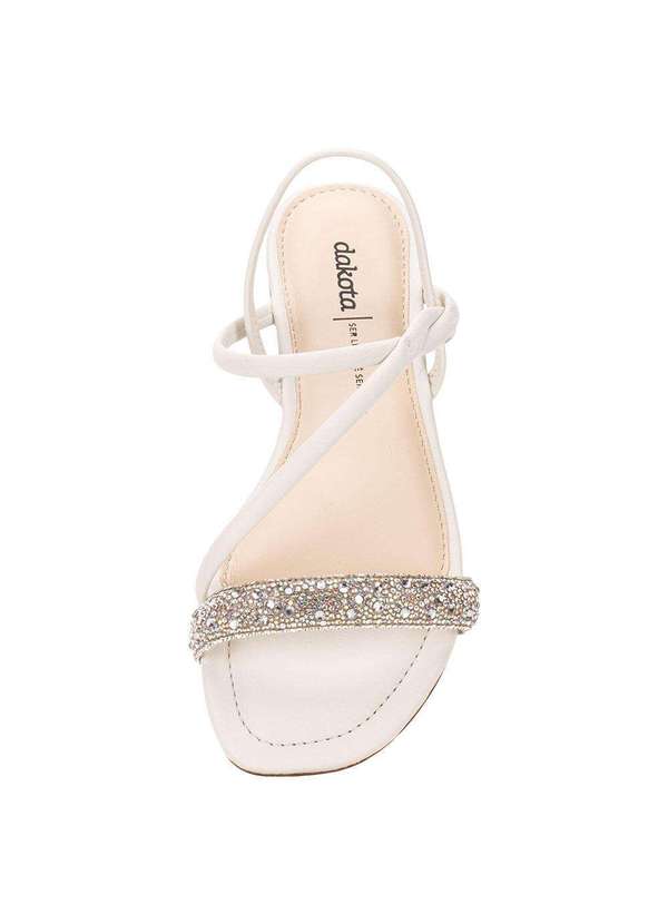 Dakota - Sandália Feminina Flat Dakota Y7713 - Branco 5
