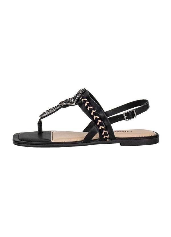 Dakota - Sandália Feminina Flat Dakota Y7951 - Preto 2