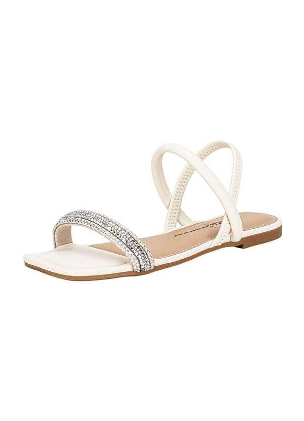 Dakota - Sandália Feminina Flat Dakota Y7952 - Marfim