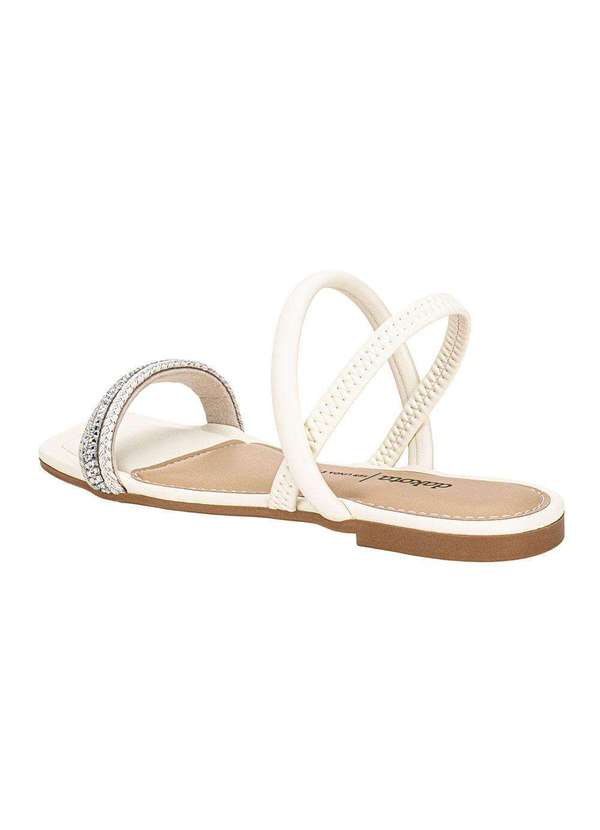 Dakota - Sandália Feminina Flat Dakota Y7952 - Marfim 3