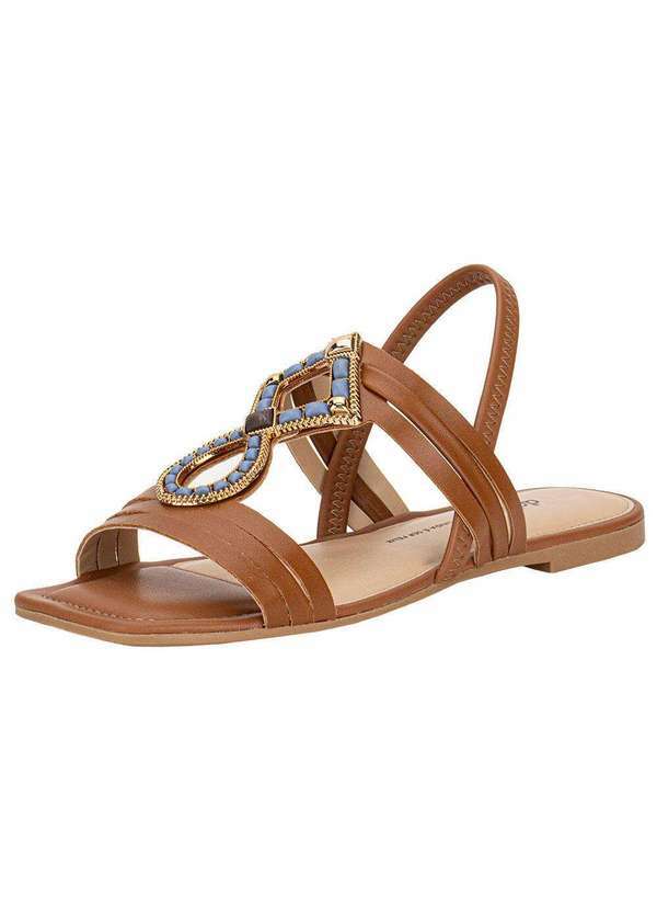 Dakota - Sandália Feminina Flat Dakota Y7952 - Camel