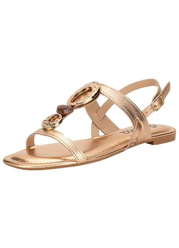 Dakota - Sandália Feminina Flat Dakota Y7982 - Bronze