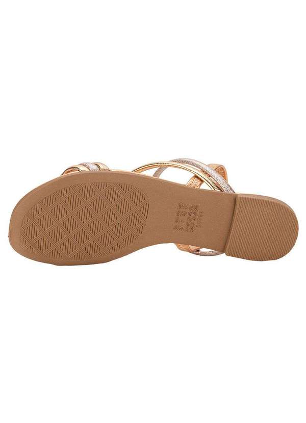 Dakota - Sandália Feminina Flat Dakota Y8481 - Bronze 4