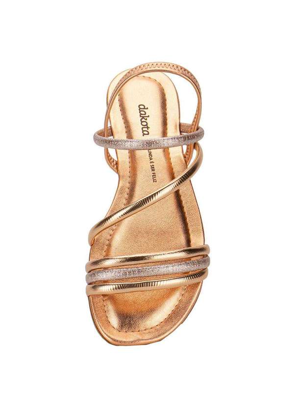Dakota - Sandália Feminina Flat Dakota Y8481 - Bronze 5