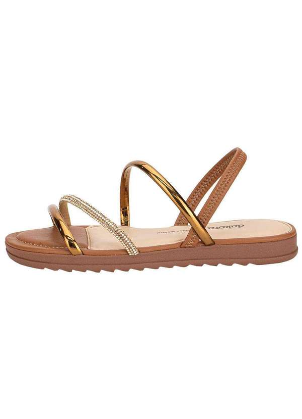 Dakota - Sandália Feminina Flat Dakota Y8752 - Caramelo 2