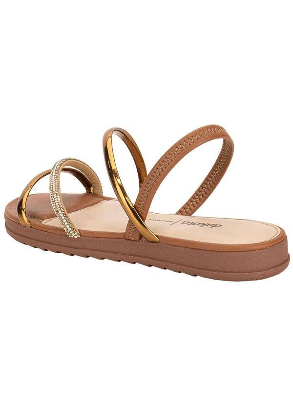 Dakota - Sandália Feminina Flat Dakota Y8752 - Caramelo 3