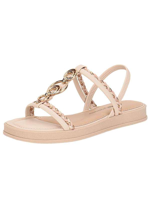 Dakota - Sandália Feminina Flat Dakota Y8771 - Marfim