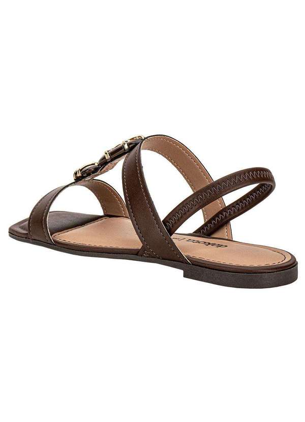 Dakota - Sandália Feminina Flat Dakota Y9611 - Café 3
