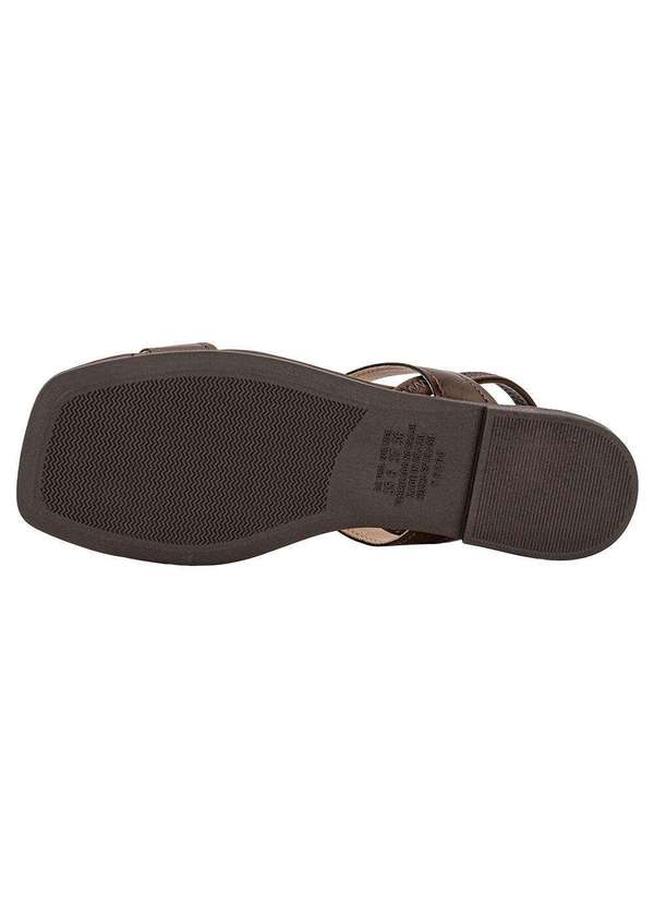 Dakota - Sandália Feminina Flat Dakota Y9611 - Café 4