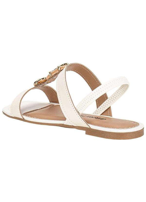 Dakota - Sandália Feminina Flat Dakota Y9611 Marfim 3