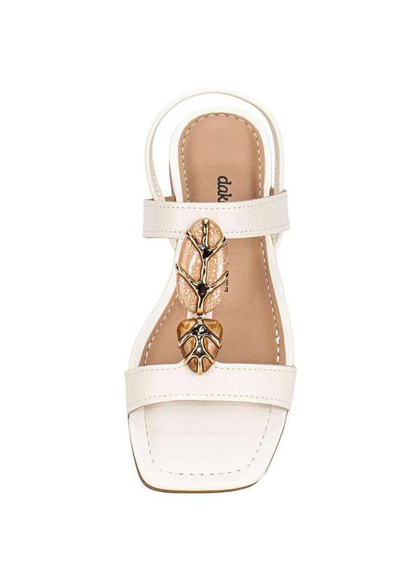 Dakota - Sandália Feminina Flat Dakota Y9611 Marfim 5