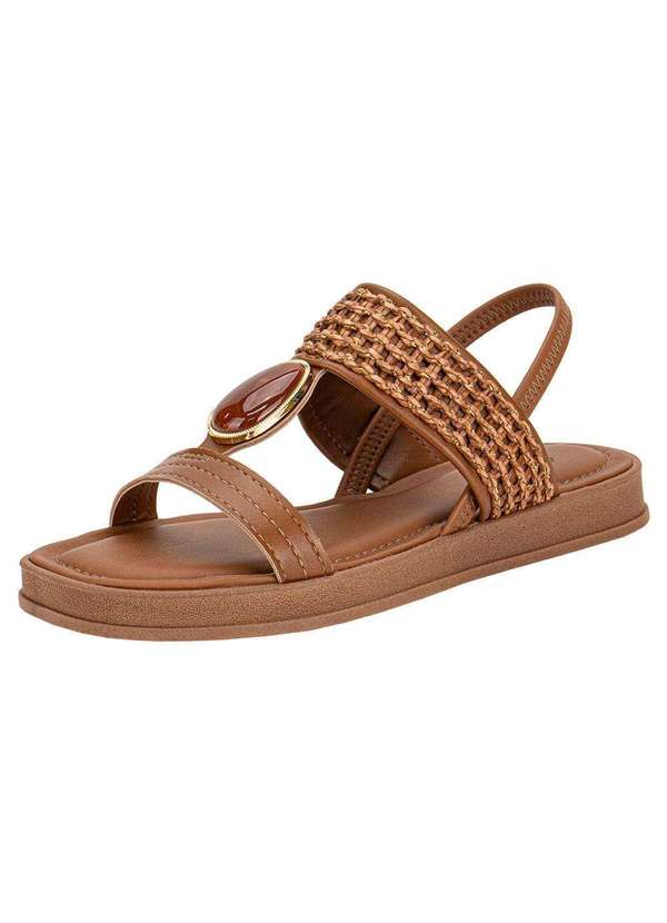 Dakota - Sandália Feminina Flat Dakota Y9711 - Caramelo