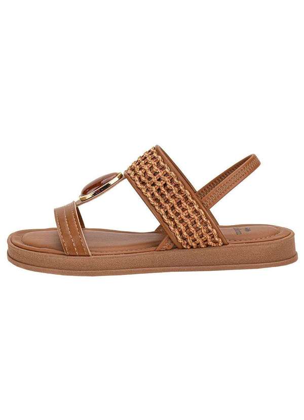Dakota - Sandália Feminina Flat Dakota Y9711 - Caramelo 2