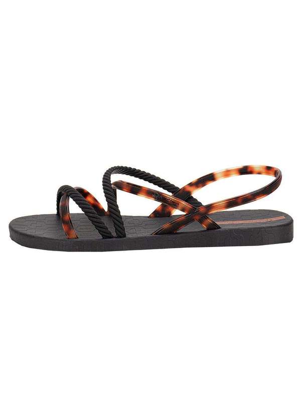 Ipanema - Sandália Feminina Flat Diversa Verão Ipanema 27375 - Preto 2