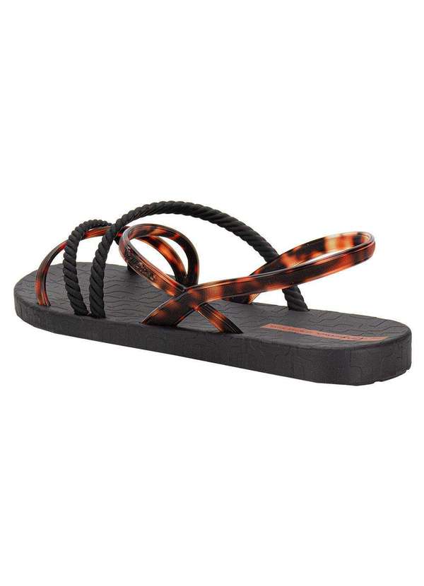 Ipanema - Sandália Feminina Flat Diversa Verão Ipanema 27375 - Preto 3