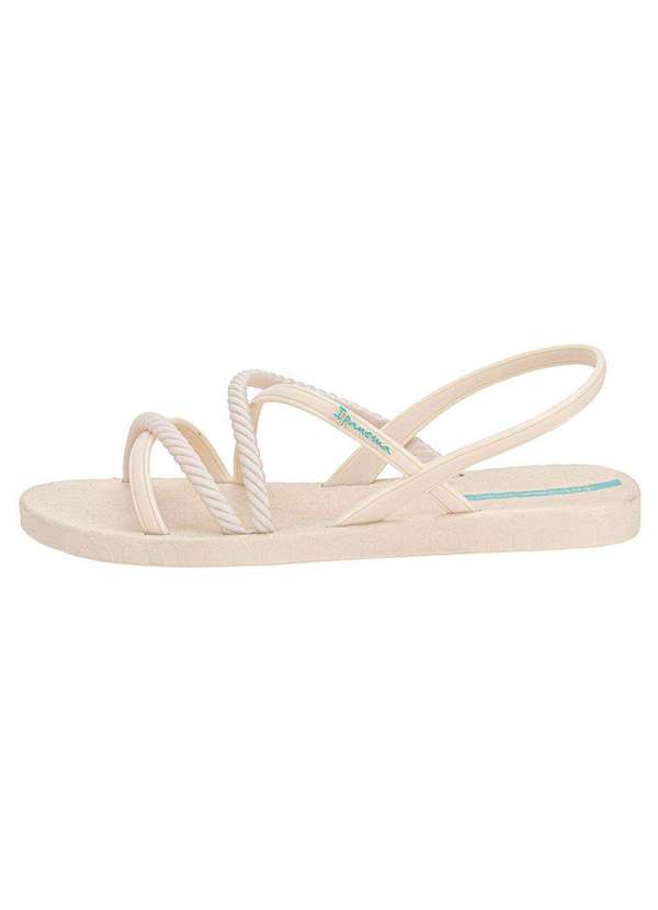Ipanema - Sandália Feminina Flat Diversa Verão Ipanema 27375 - Marfim 2