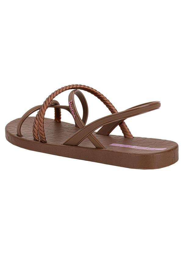 Ipanema - Sandália Feminina Flat Diversa Verão Ipanema 27375 - Café 3