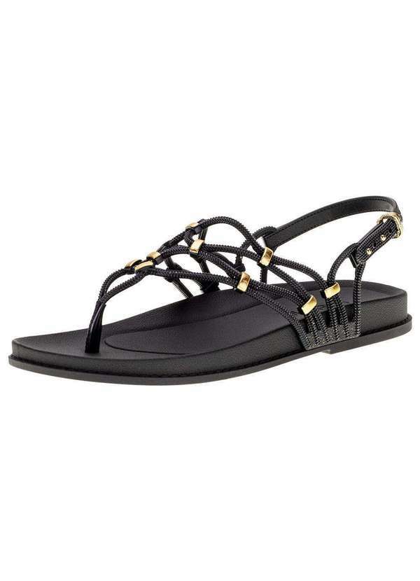 Grendha - Sandália Feminina Flat Instantes Grendha - 18931 - Preto