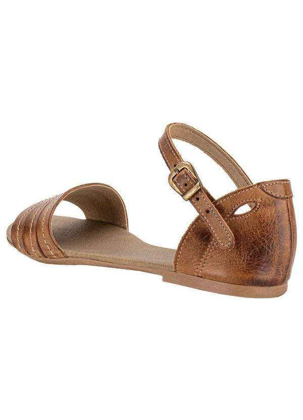 Miss Western - Sandália Feminina Flat Miss Western 120 - Chocolate 3