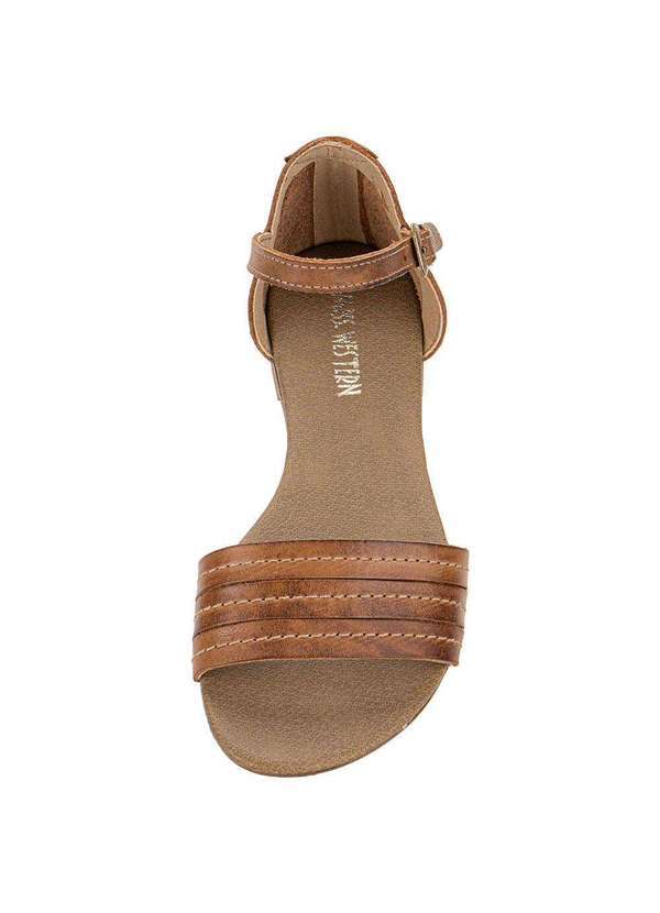 Miss Western - Sandália Feminina Flat Miss Western 120 - Chocolate 5