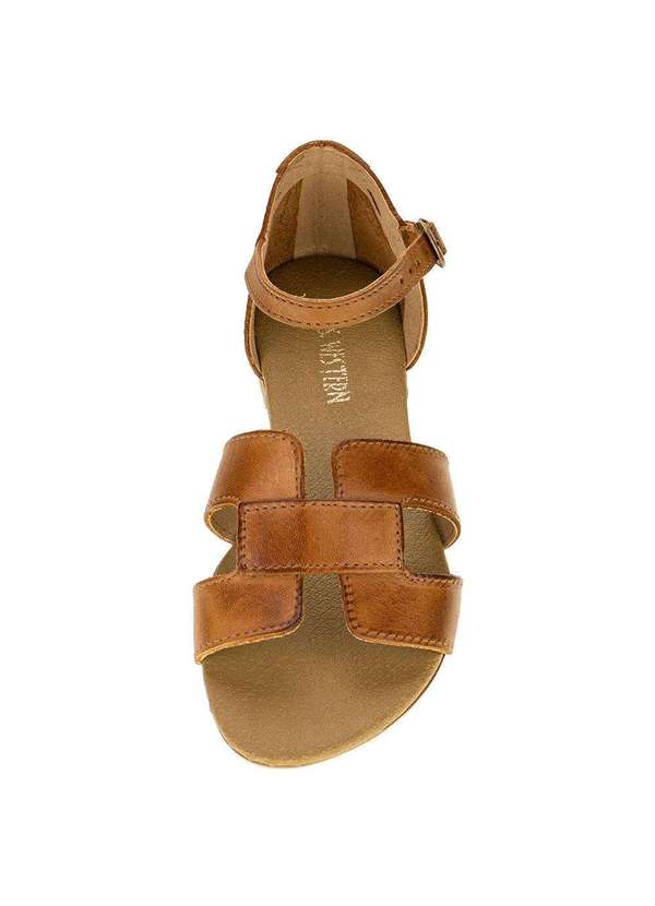 Miss Western - Sandália Feminina Flat Miss Western 128t - Castanho 5