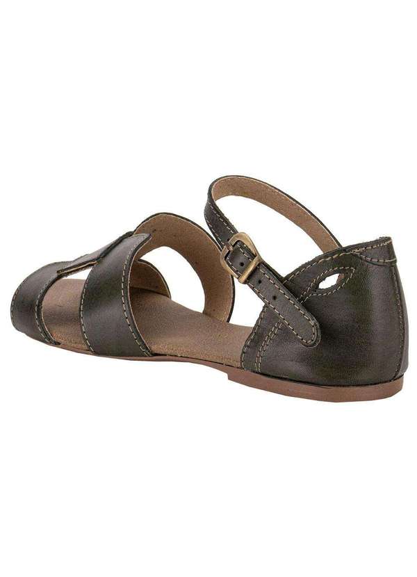 Miss Western - Sandália Feminina Flat Miss Western 128t - Verde 3