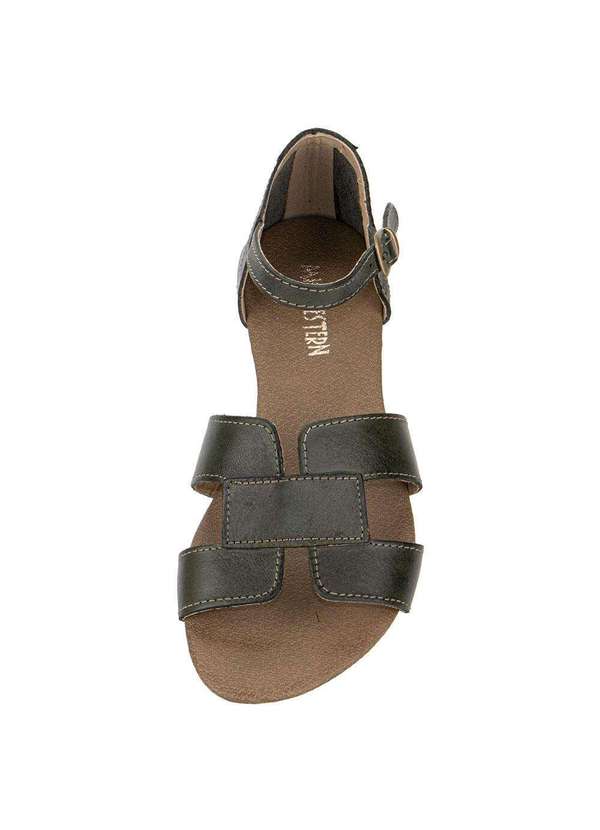 Miss Western - Sandália Feminina Flat Miss Western 128t - Verde 5