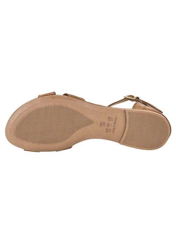 Miss Western - Sandália Feminina Flat Miss Western 189t - Caramelo 4