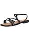 Mississipi - Sandália Feminina Flat Mississipi J0661 Bronze - variação: Verniz/Preto