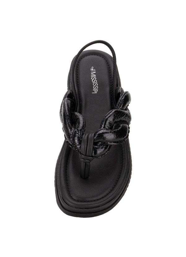 Mississipi - Sandália Feminina Flat Mississipi Mc753 - Preto 5