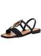 Mississipi - Sandália Feminina Flat Mississipi Mf302 Preto - variação: Preto