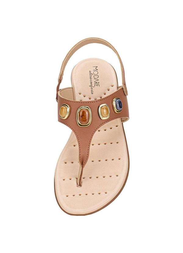 Modare - Sandália Feminina Flat Modare 7053173 - Canela 5