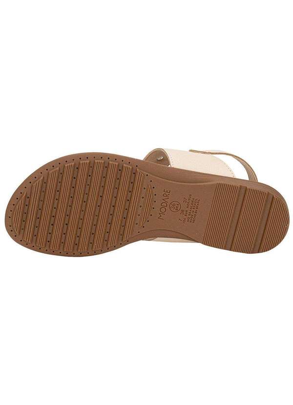 Modare - Sandália Feminina Flat Modare 7053173 - Natural 4