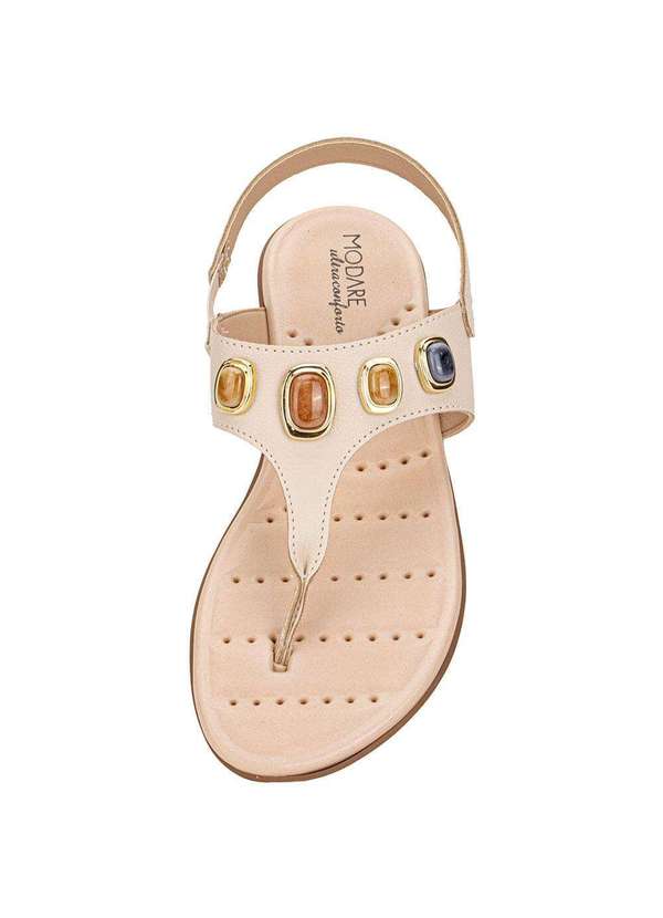 Modare - Sandália Feminina Flat Modare 7053173 - Natural 5